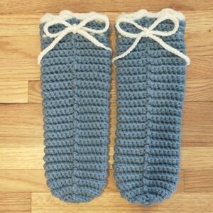 Handmade Crochet Slipper Socks